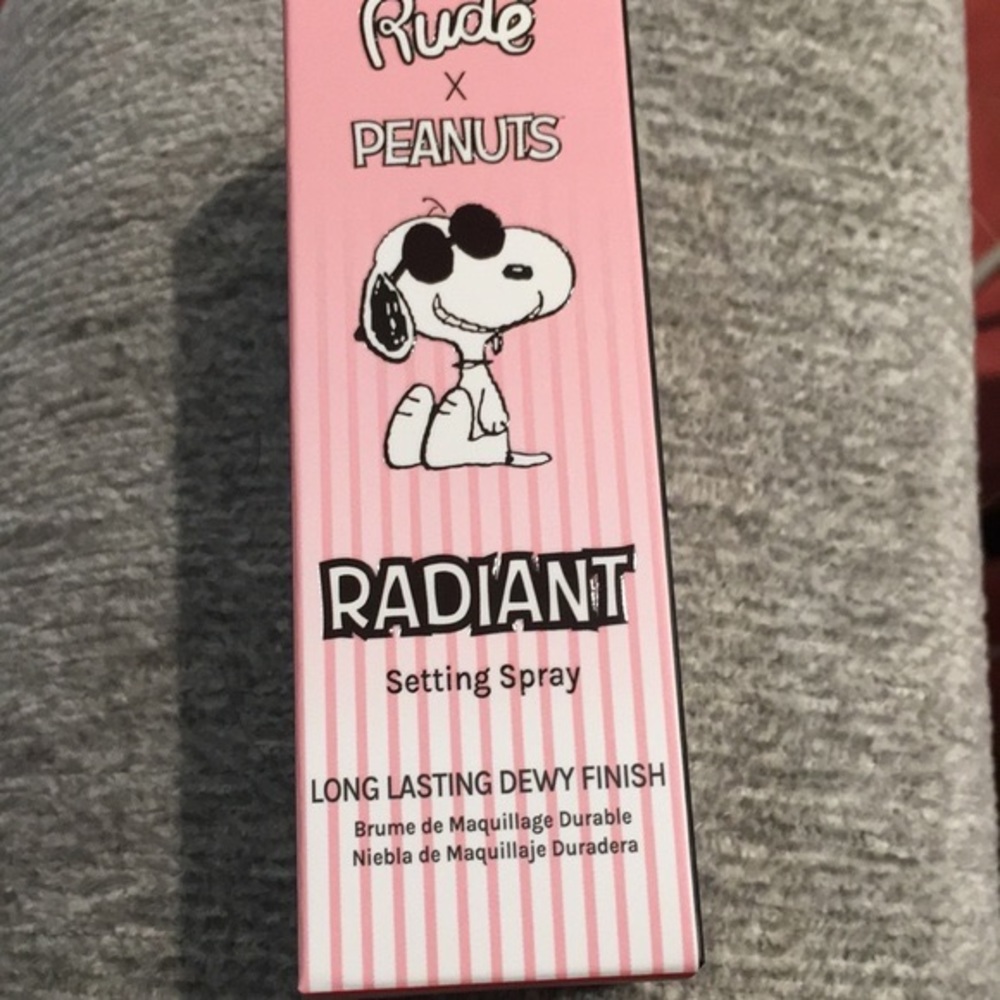 Rude X Peanuts Radiant Setting Spray